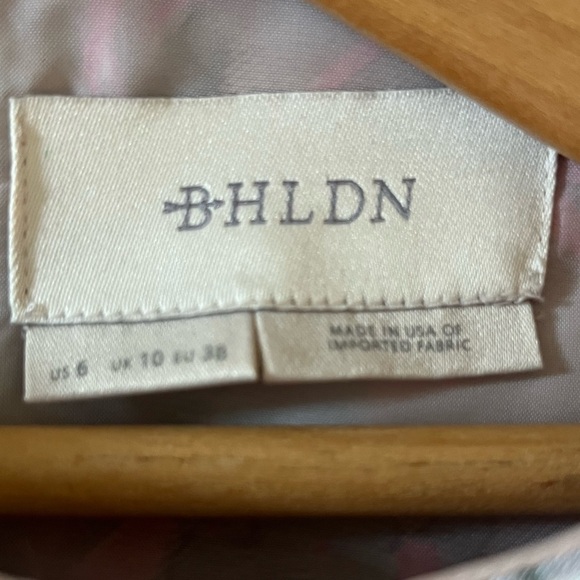 Anthropologie BHLDN Cherry Blossom Blue A Line Agie Dress 6 - Picture 6 of 11